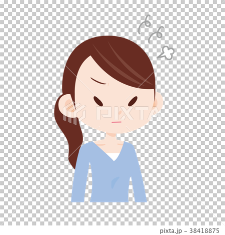 A little angry woman A little angry woman 38418875