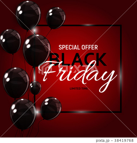Black Friday Sale Banner Template. Vector Black Friday Sale Banner Template. Vector 38419768