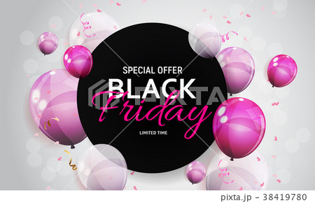 Black Friday Sale Banner Template. Vector Black Friday Sale Banner Template. Vector 38419780