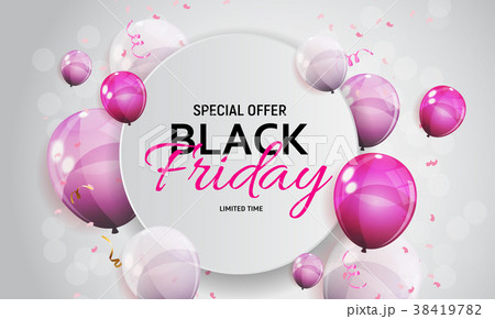 Black Friday Sale Banner Template. Vector 38419782