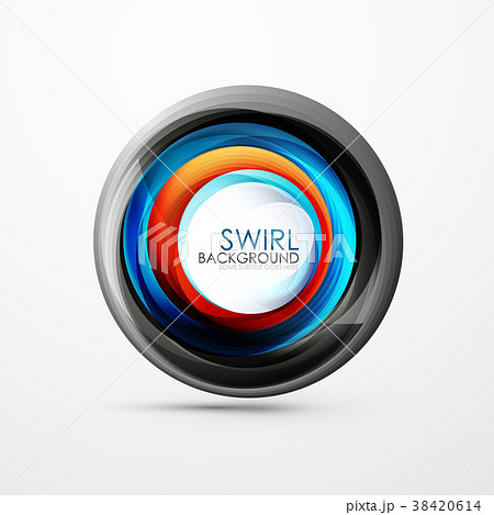 Abstract swirl banner, circle vector abstract Abstract swirl banner, circle vector abstract 38420614