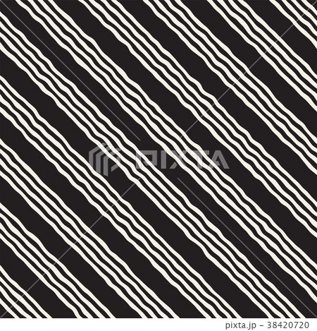 Hand drawn lines seamless pattern. Abstract 38420720