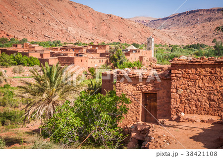 Village in the Ouarzazate, Morocco, Africa 38421108