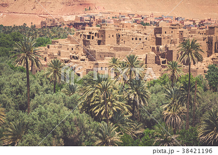 Tinerhir village near Georges Todra at Morocco 38421196
