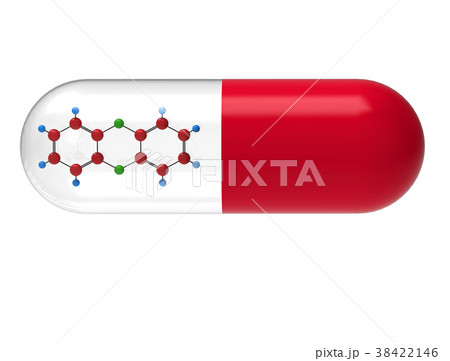Molecule of dioxin Molecule of dioxin 38422146