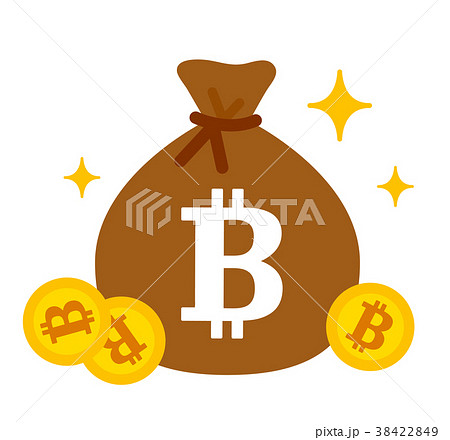 ビットコインと袋 ビットコインと袋 38422849