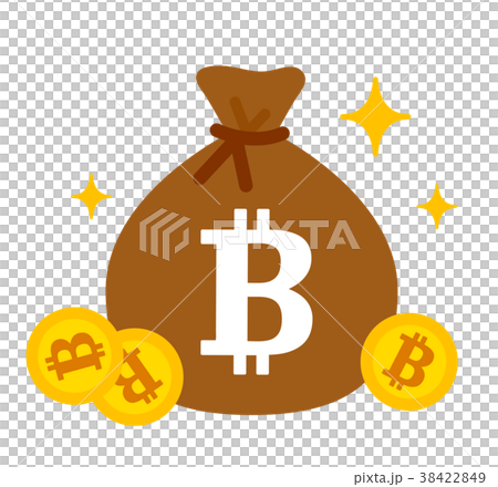ビットコインと袋 ビットコインと袋 38422849