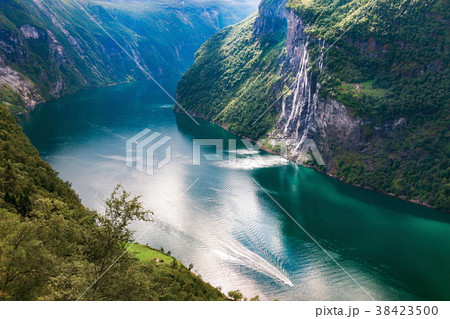 Seven Sisters Waterfall Over The Geiranger 38423500
