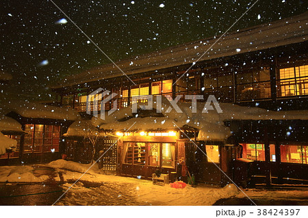 冬の大沢温泉 38424397