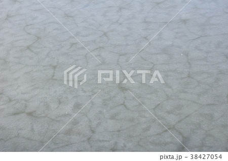 凍る冬の池 38427054