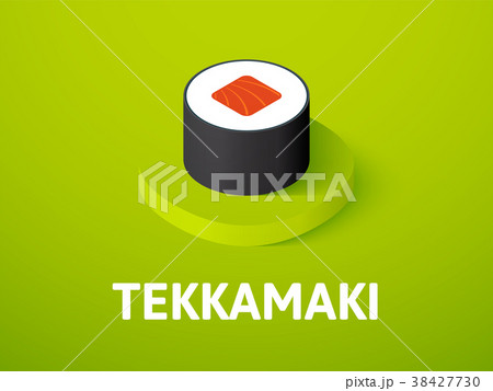 Tekkamaki isometric icon, isolated on color Tekkamaki isometric icon, isolated on color 38427730