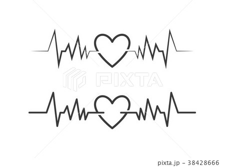 heartbeat pulse vector 38428666