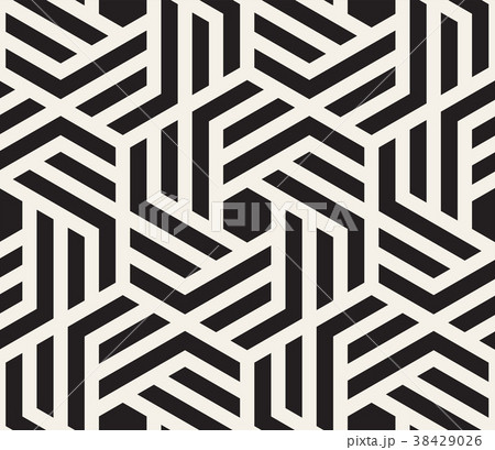 Vector seamless pattern. Modern stylish abstract 38429026