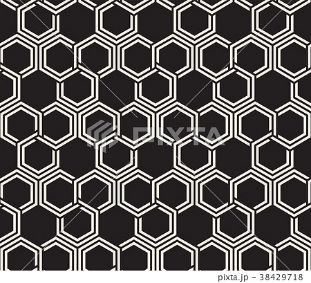 Vector seamless pattern. Modern stylish abstract 38429718