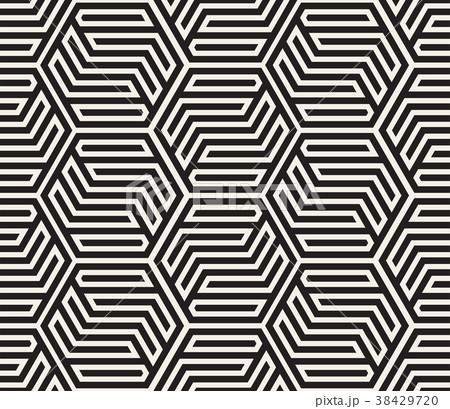 Vector seamless pattern. Modern stylish abstract 38429720