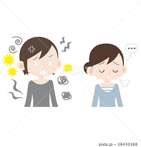 娘に愚痴を聞かせる母親　うんざりする長女 38430388