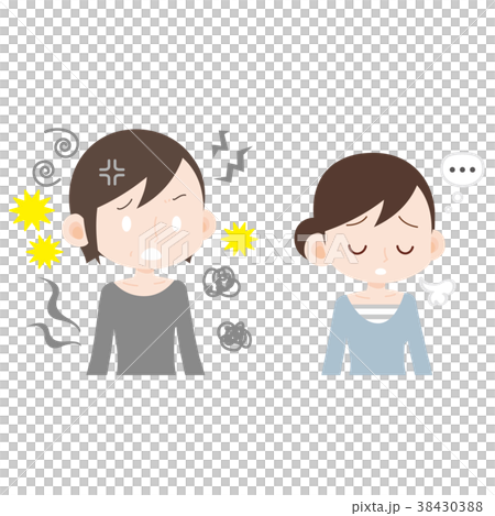 娘に愚痴を聞かせる母親　うんざりする長女 38430388