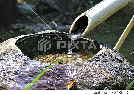 日本庭園（つくばい） 38430535