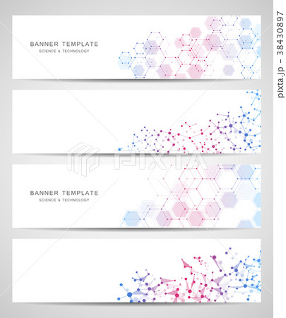 Technological and scientific banners with Technological and scientific banners with 38430897