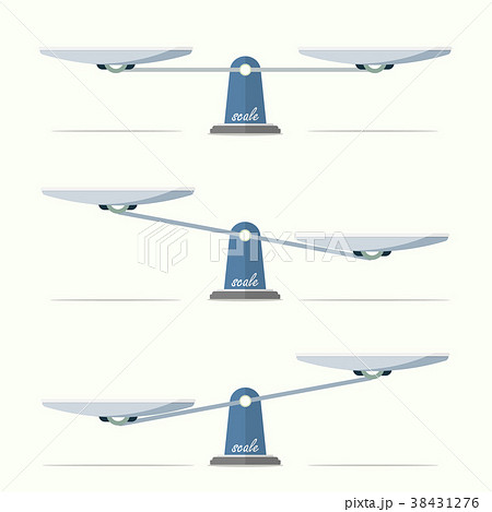 scales balance set flat vector	 38431276