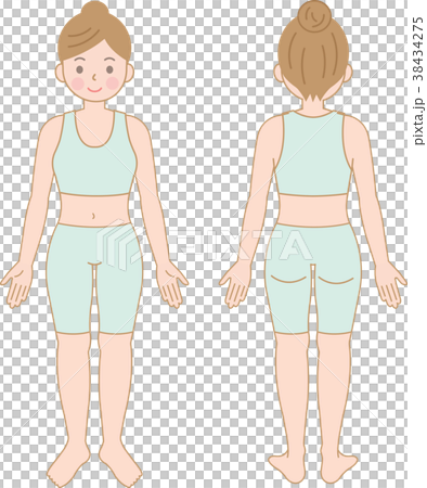 Female body whole body 38434275