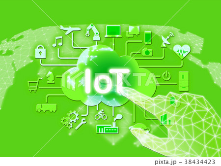 ネットワーク＿イメージイラスト 38434423