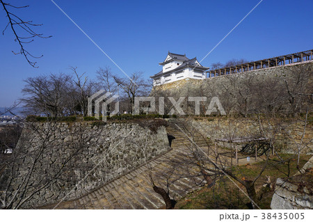 岡山県津山市の桜の名所「鶴山公園(津山城趾)」:備中櫓 岡山県津山市の桜の名所「鶴山公園(津山城趾)」:備中櫓 38435005