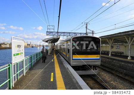2月 横浜187鶴見線新芝浦駅ホーム 2月 横浜187鶴見線新芝浦駅ホーム 38435472