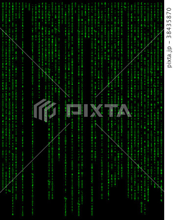 matrix digital background beautiful banner  38435870