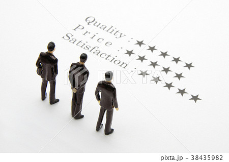 品質と価格と満足度のイメージ 38435982