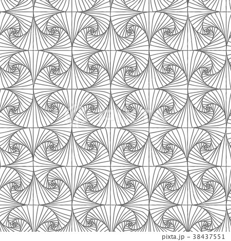 Seamless abstract spiral pattern. 38437551