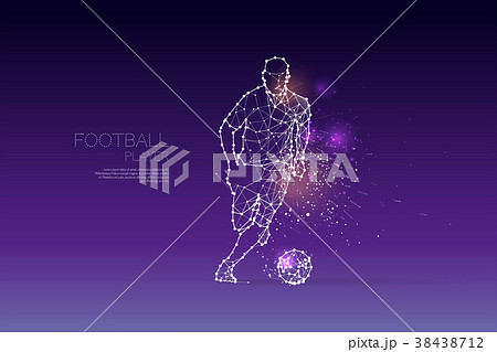 The particles of football player motion The particles of football player motion 38438712