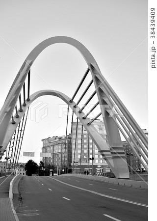 Lazarevsky Bridge in St. Petersburg. 38439409