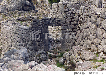 old stone ruins in the mountains in the town of old stone ruins in the mountains in the town of 38440387