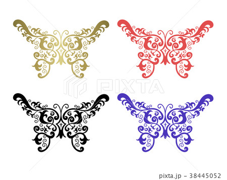 バタフライ 蝶のイラスト素材
