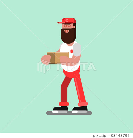 Delivery sketch boy 38448792