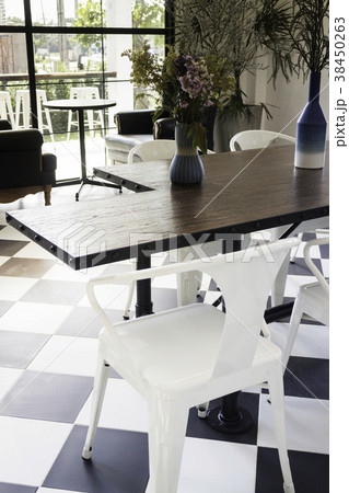Furniture set in hipster cafe Furniture set in hipster cafe 38450263