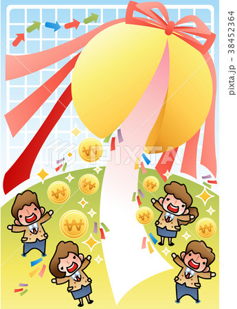 イラスト 経済 コイン 38452364
