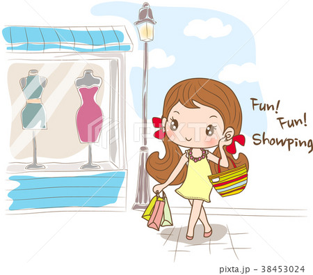 ショッピング 買い物 女性 38453024