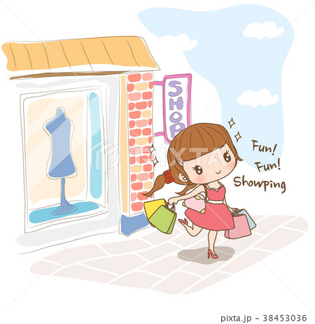 ショッピング 買い物 女性 38453036