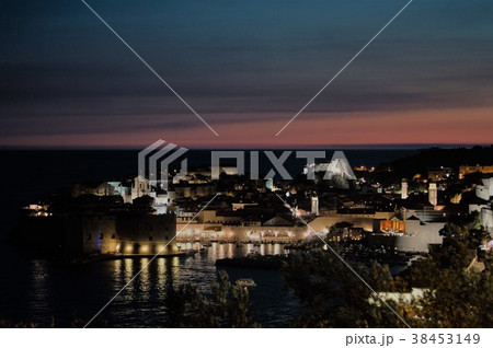 ドゥブロブニク夜景 38453149