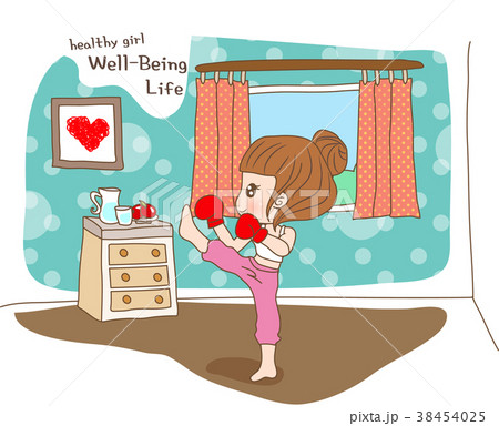 運動 女性 女 38454025