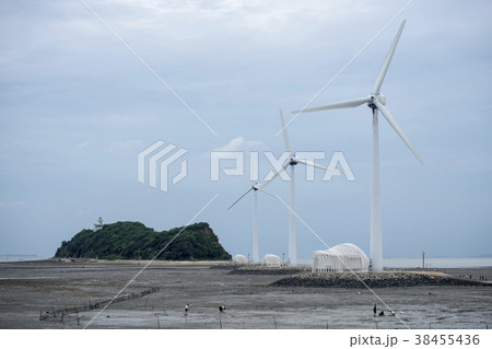 海 風景 タービン 38455436
