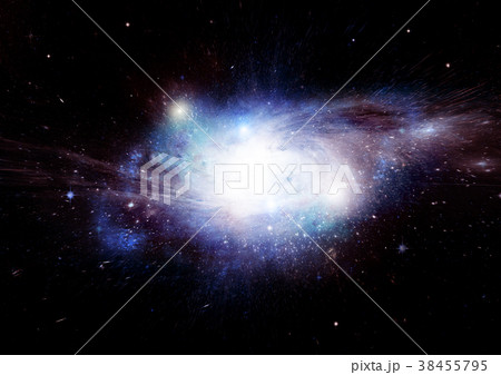Stars, dust and gas nebula in a far galaxy Stars, dust and gas nebula in a far galaxy 38455795