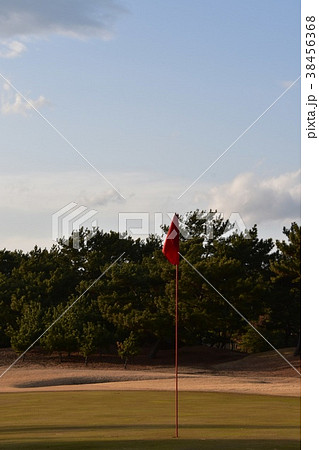 冬のゴルフ場 38456368