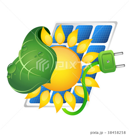 Solar panels power source 38458258