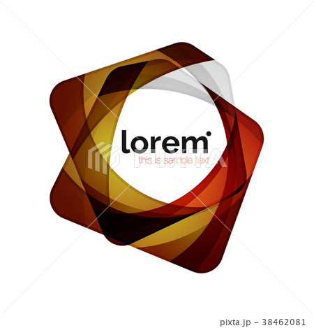 Clean professional business emblem, abstract 38462081