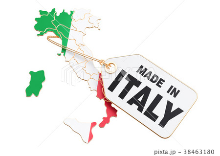 Made in Italy concept, 3D rendering 38463180