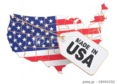Made in the United States concept, 3D rendering Made in the United States concept, 3D rendering 38463202