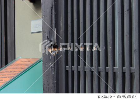 京都　鳥羽伏見の戦いの弾痕（魚三楼） 38463937